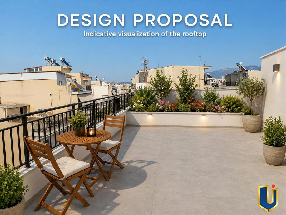 Rooftop Garden Design Proposal – Industrial Property 150-1022 Indicative rooftop garden design proposal for industrial property 150-1022